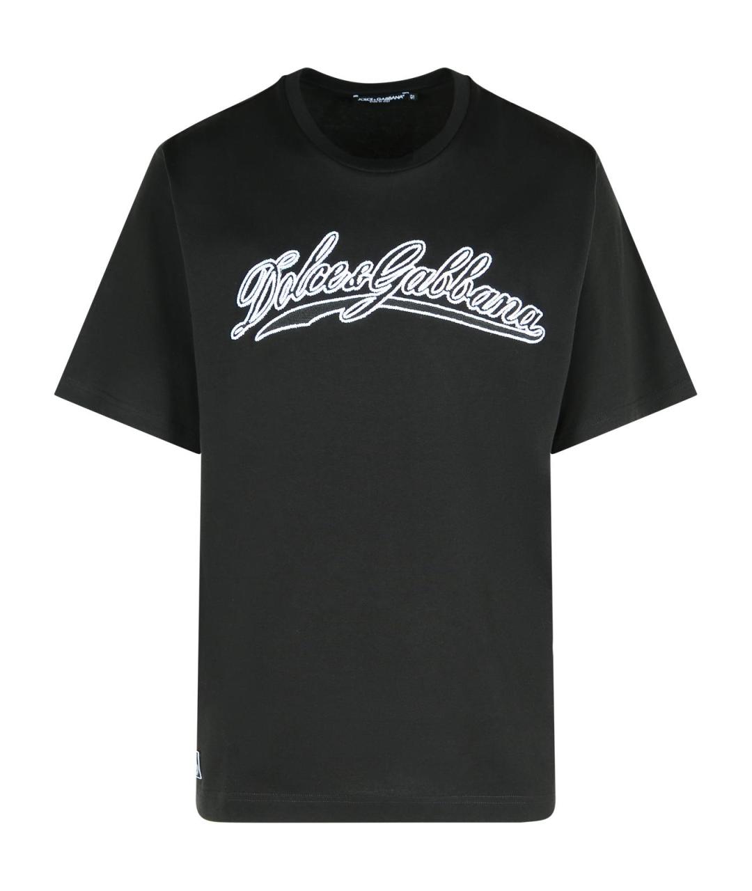 DOLCE&GABBANA Черная футболка, фото 1