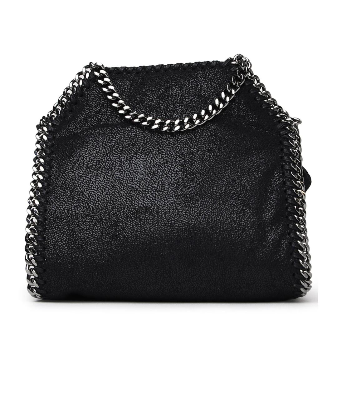 STELLA MCCARTNEY Черная синтетическая сумка тоут, фото 3