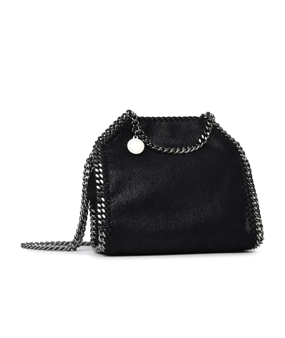 STELLA MCCARTNEY Черная синтетическая сумка тоут, фото 2