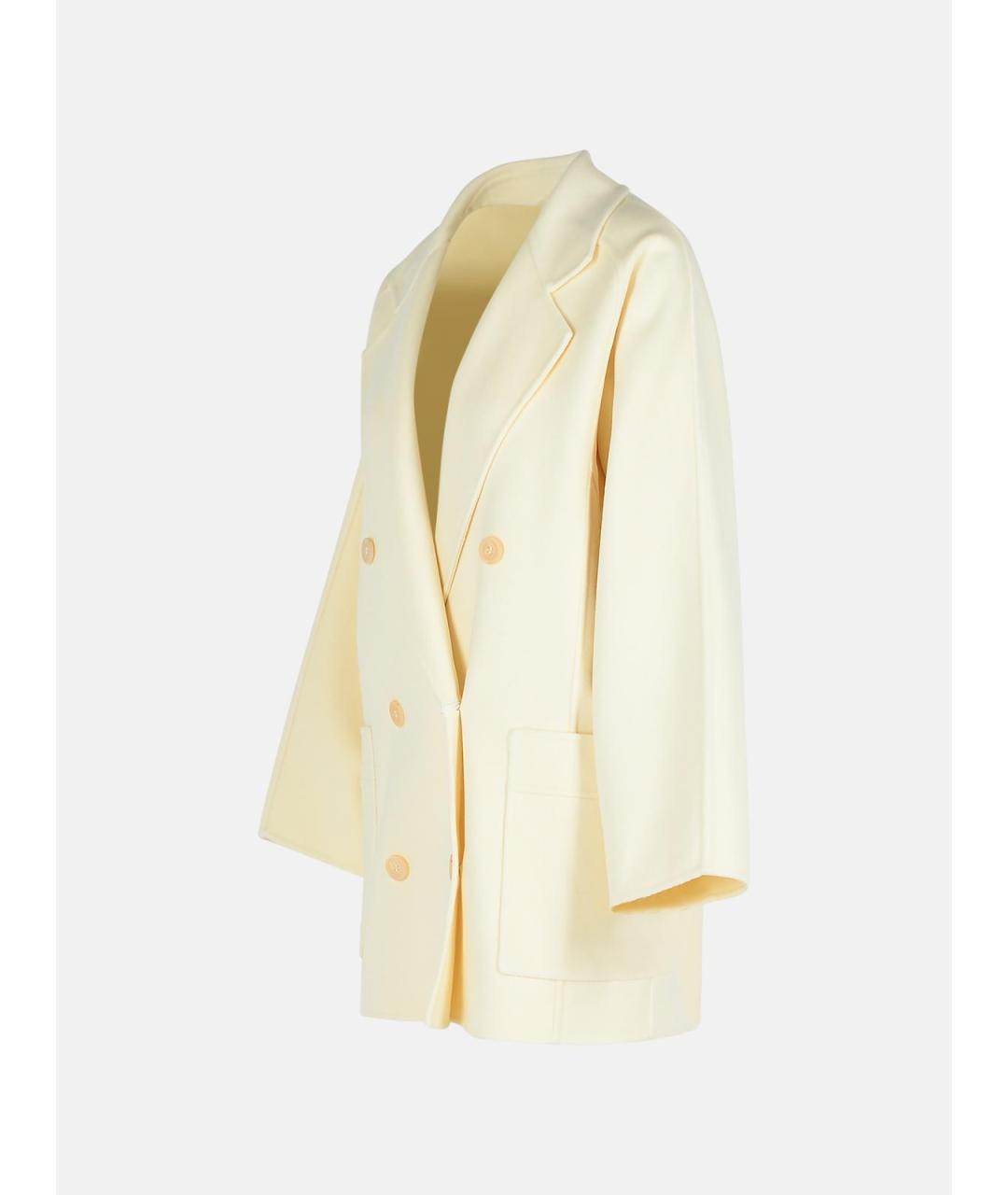 MAX MARA Бежевое шерстяное пальто, фото 2