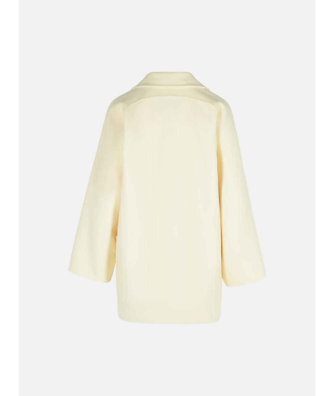 MAX MARA Бежевое шерстяное пальто, фото 3