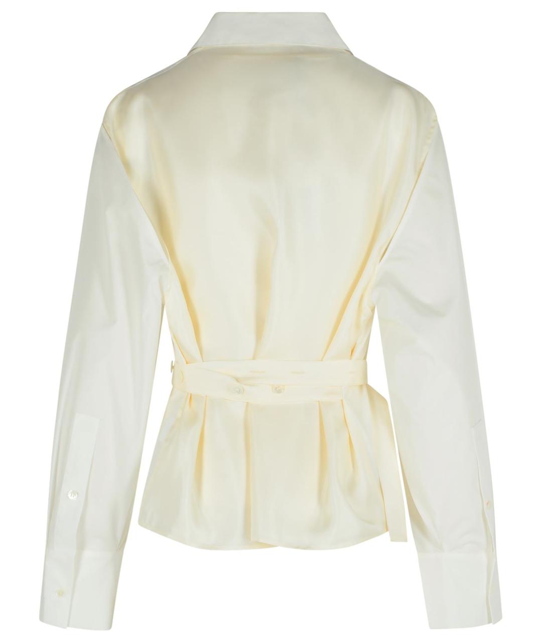 ROHE Белая хлопковая рубашка, фото 3