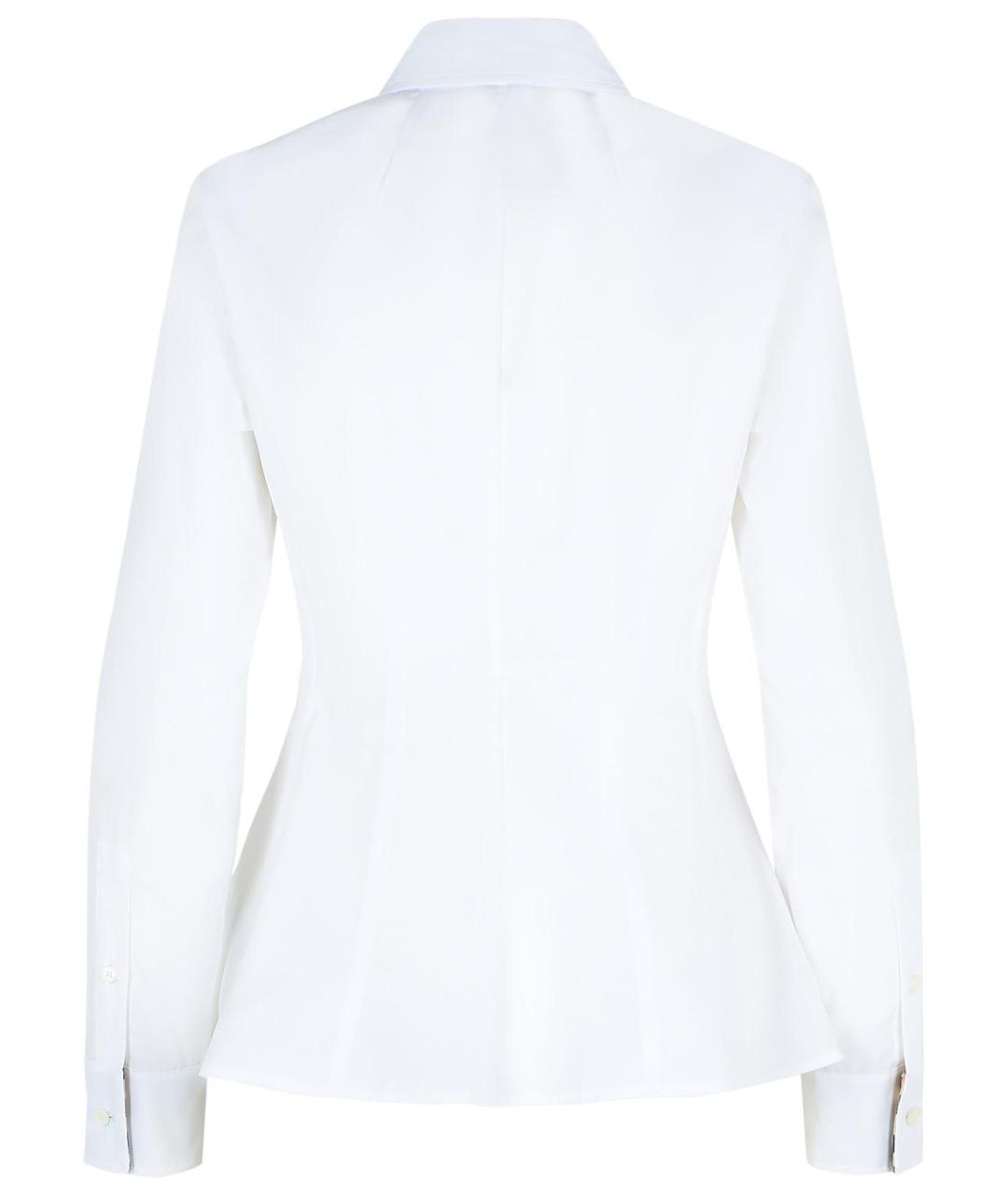 BURBERRY Белая хлопковая рубашка, фото 3