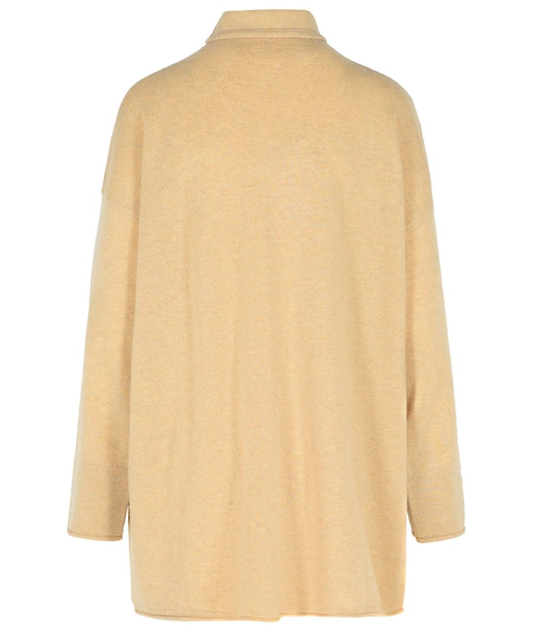 MAX MARA Бежевый кашемировый джемпер / свитер, фото 3