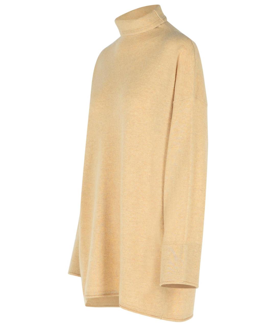 MAX MARA Бежевый кашемировый джемпер / свитер, фото 2