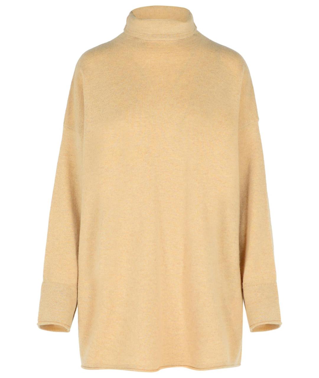 MAX MARA Бежевый кашемировый джемпер / свитер, фото 1