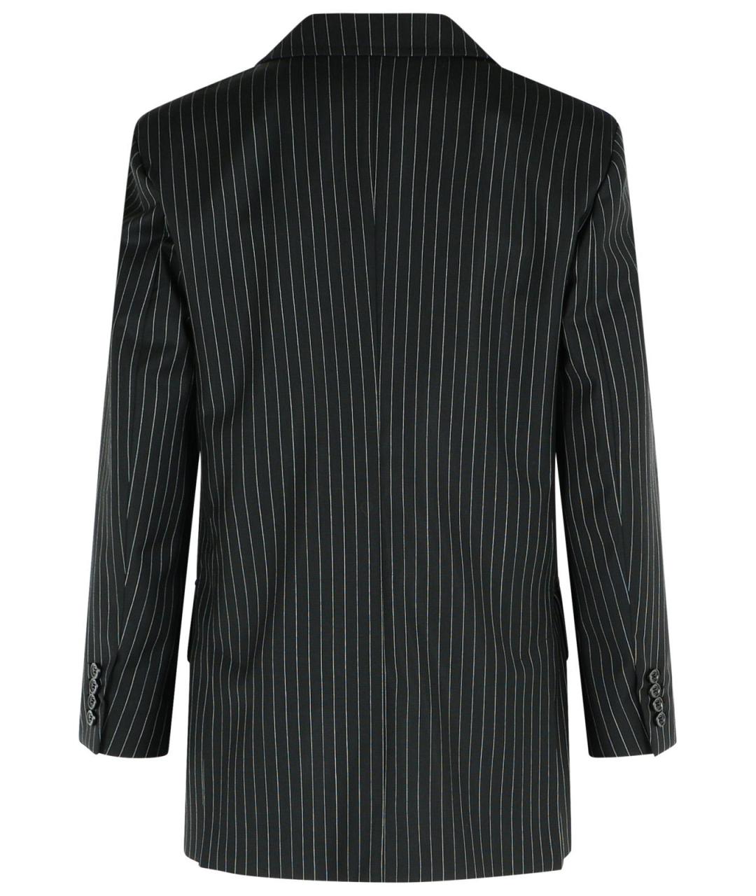 MAX MARA Черный шерстяной жакет/пиджак, фото 3