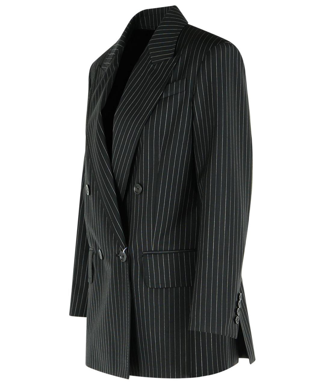 MAX MARA Черный шерстяной жакет/пиджак, фото 2