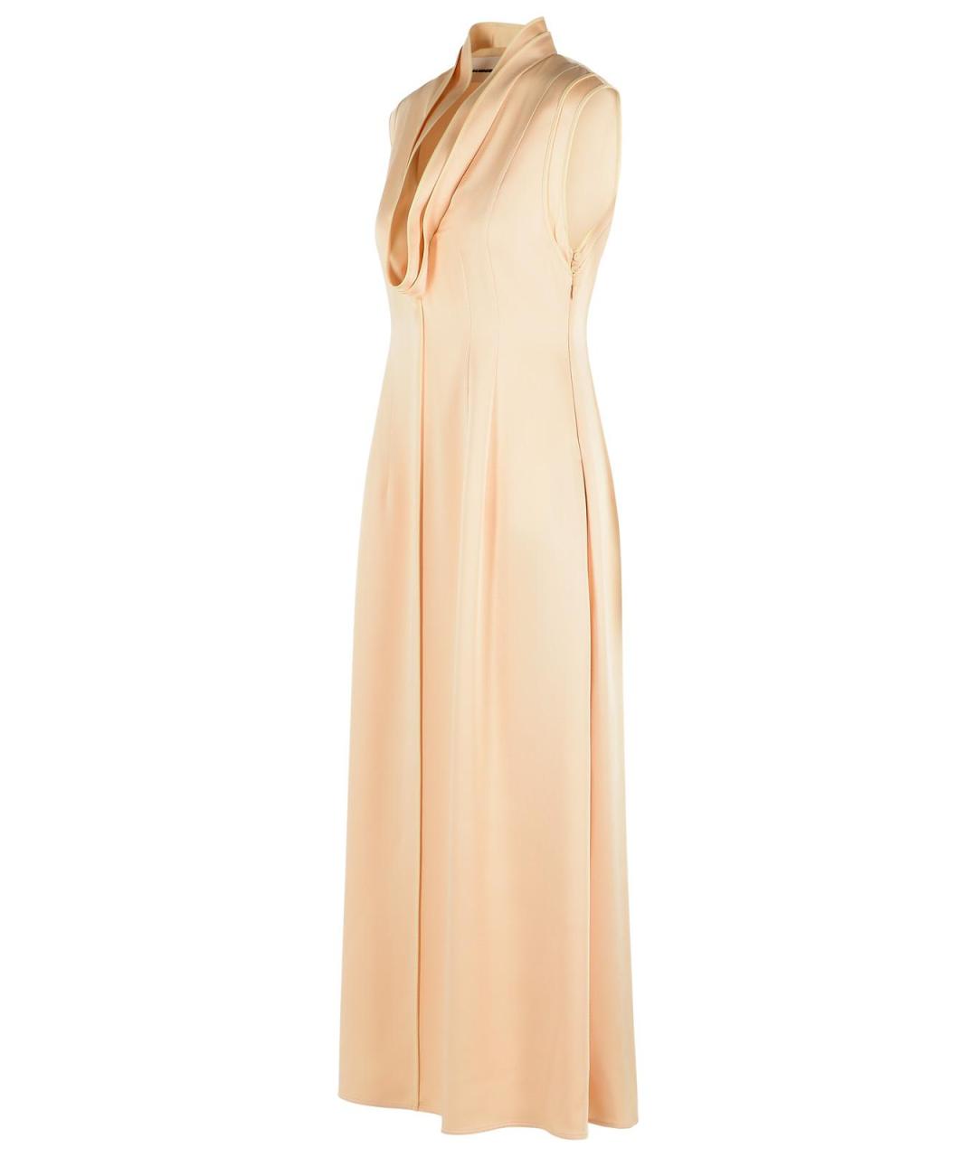 JIL SANDER Золотое платье, фото 2