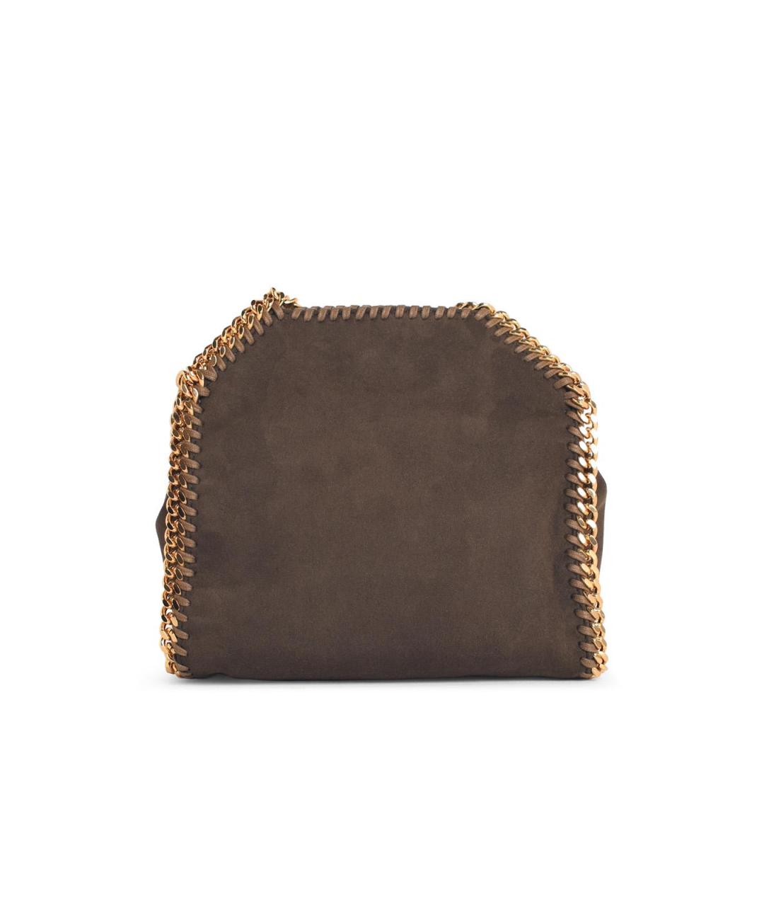 STELLA MCCARTNEY Коричневая синтетическая сумка тоут, фото 3