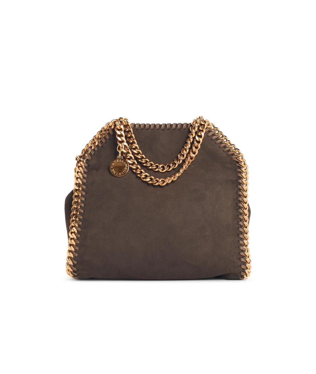 STELLA MCCARTNEY Коричневая синтетическая сумка тоут, фото 1