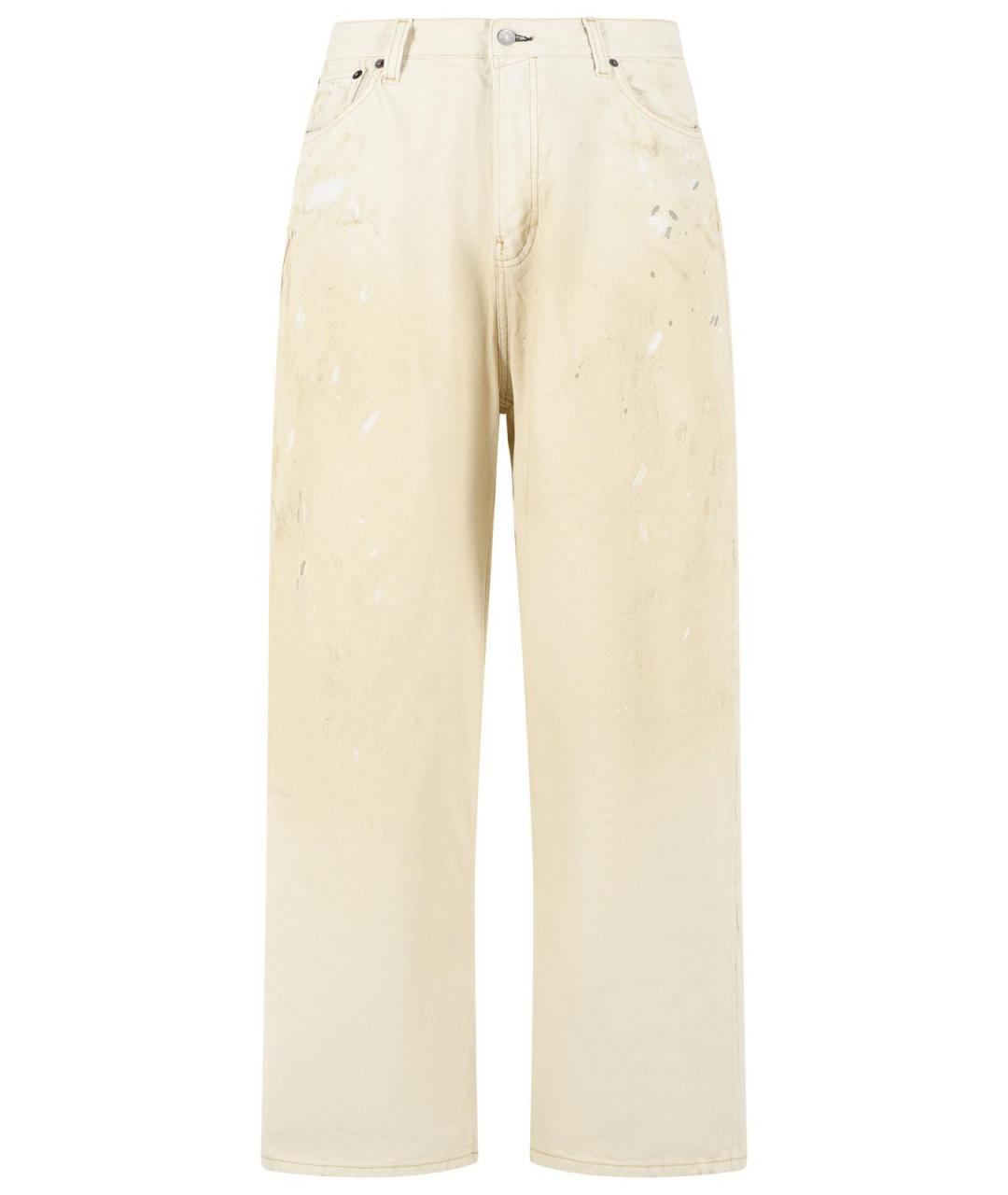 ACNE STUDIOS Хлопковые прямые джинсы, фото 1