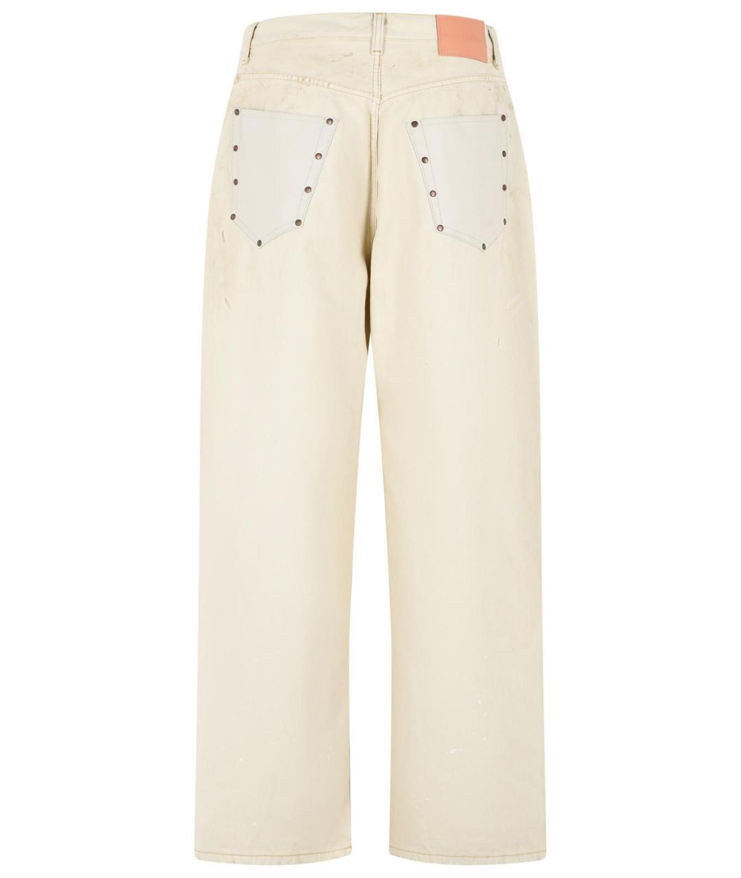 ACNE STUDIOS Хлопковые прямые джинсы, фото 3