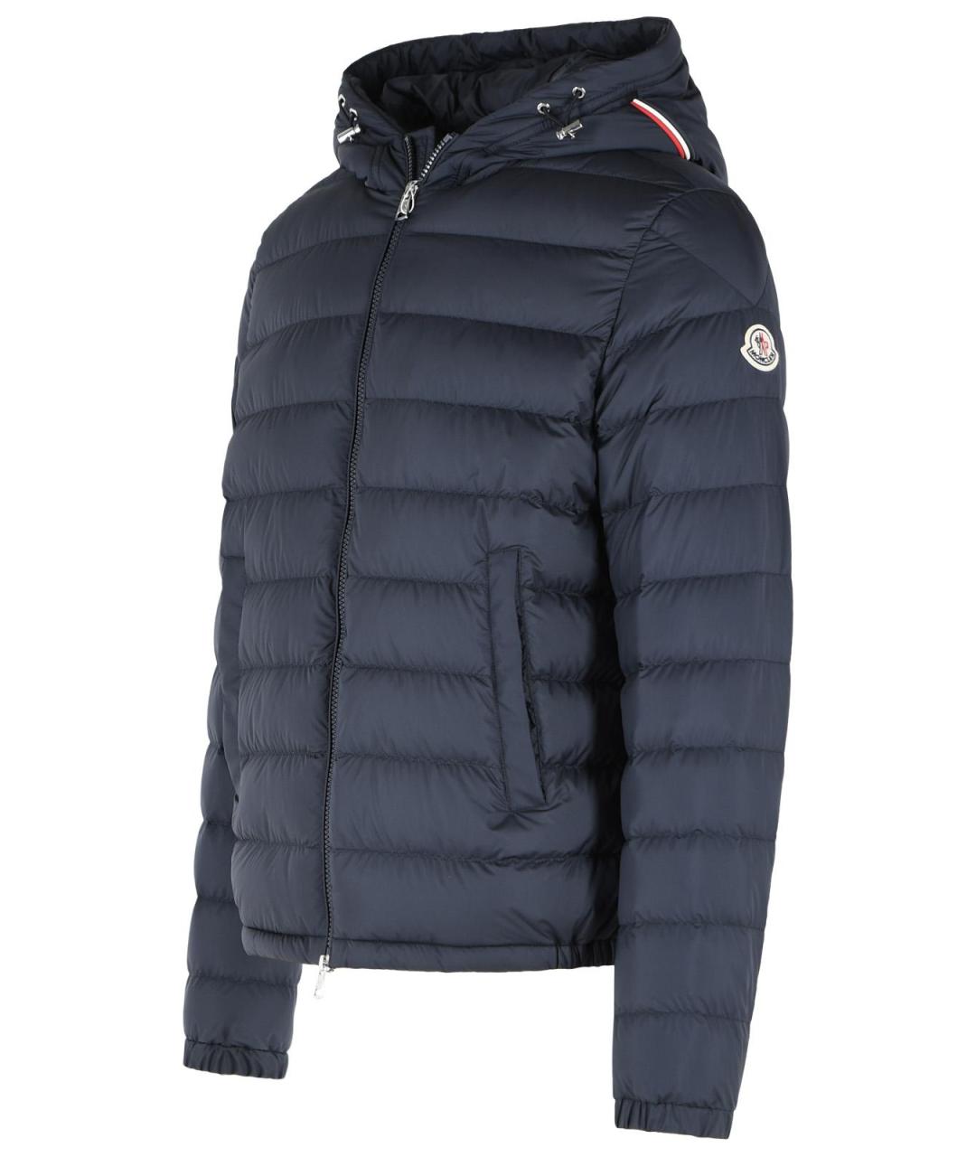 MONCLER Синий полиэстеровый пуховик, фото 2