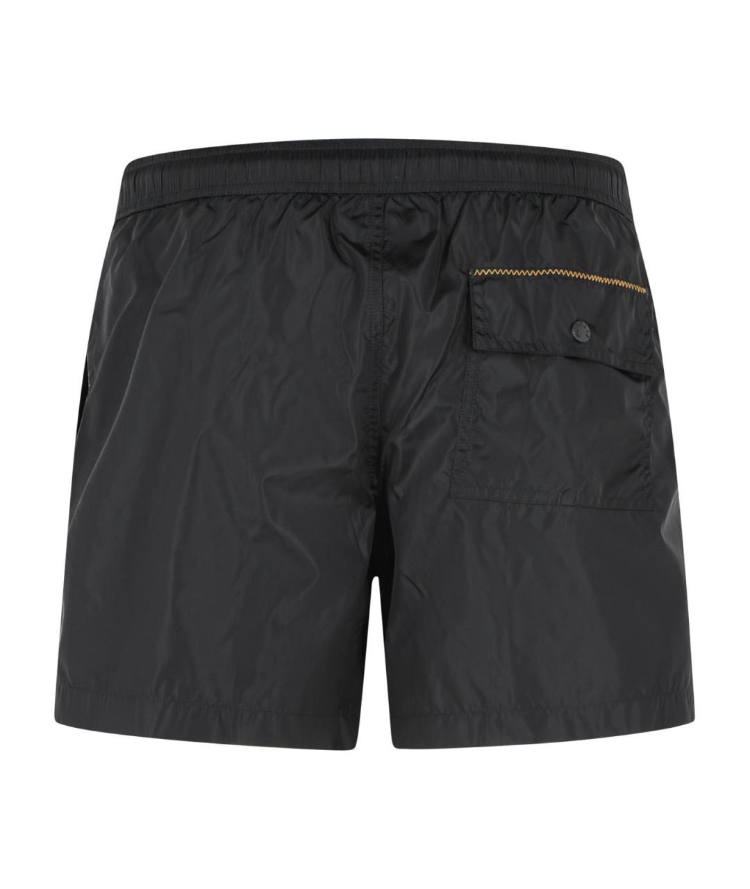 MONCLER Черные полиамидовые плавки, фото 3