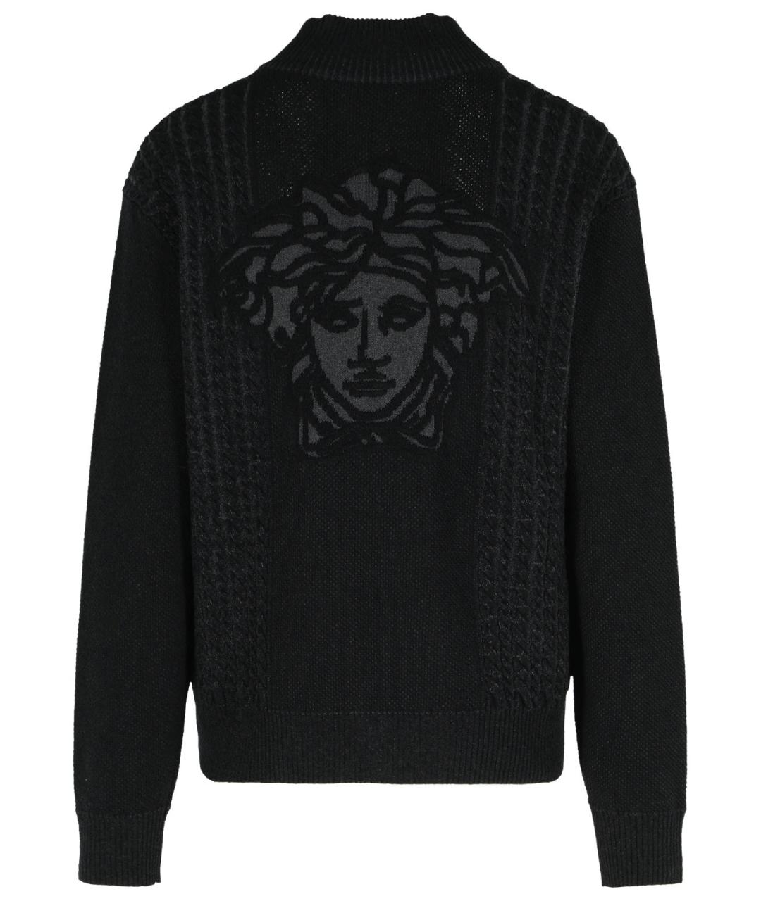 VERSACE Черный кардиган, фото 3