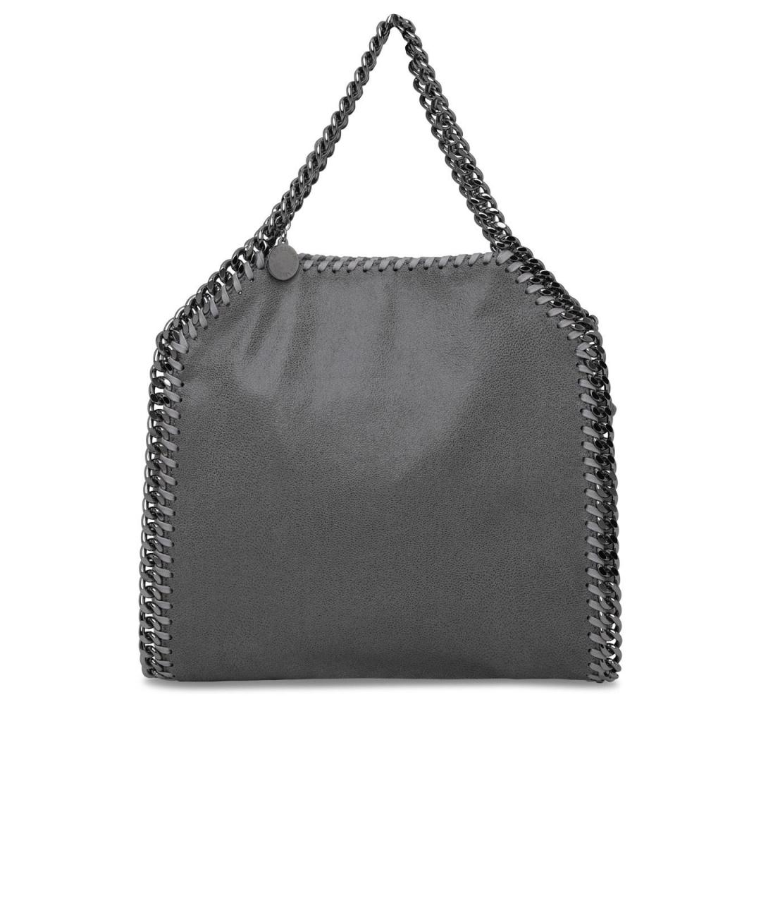 STELLA MCCARTNEY Серая синтетическая сумка тоут, фото 1