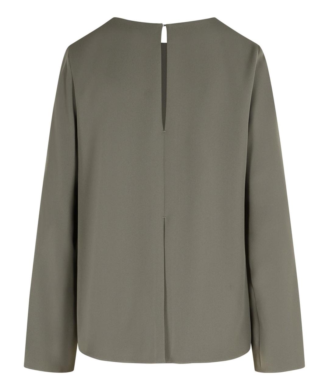 P.A.R.O.S.H. Серая полиэстеровая блузы, фото 3