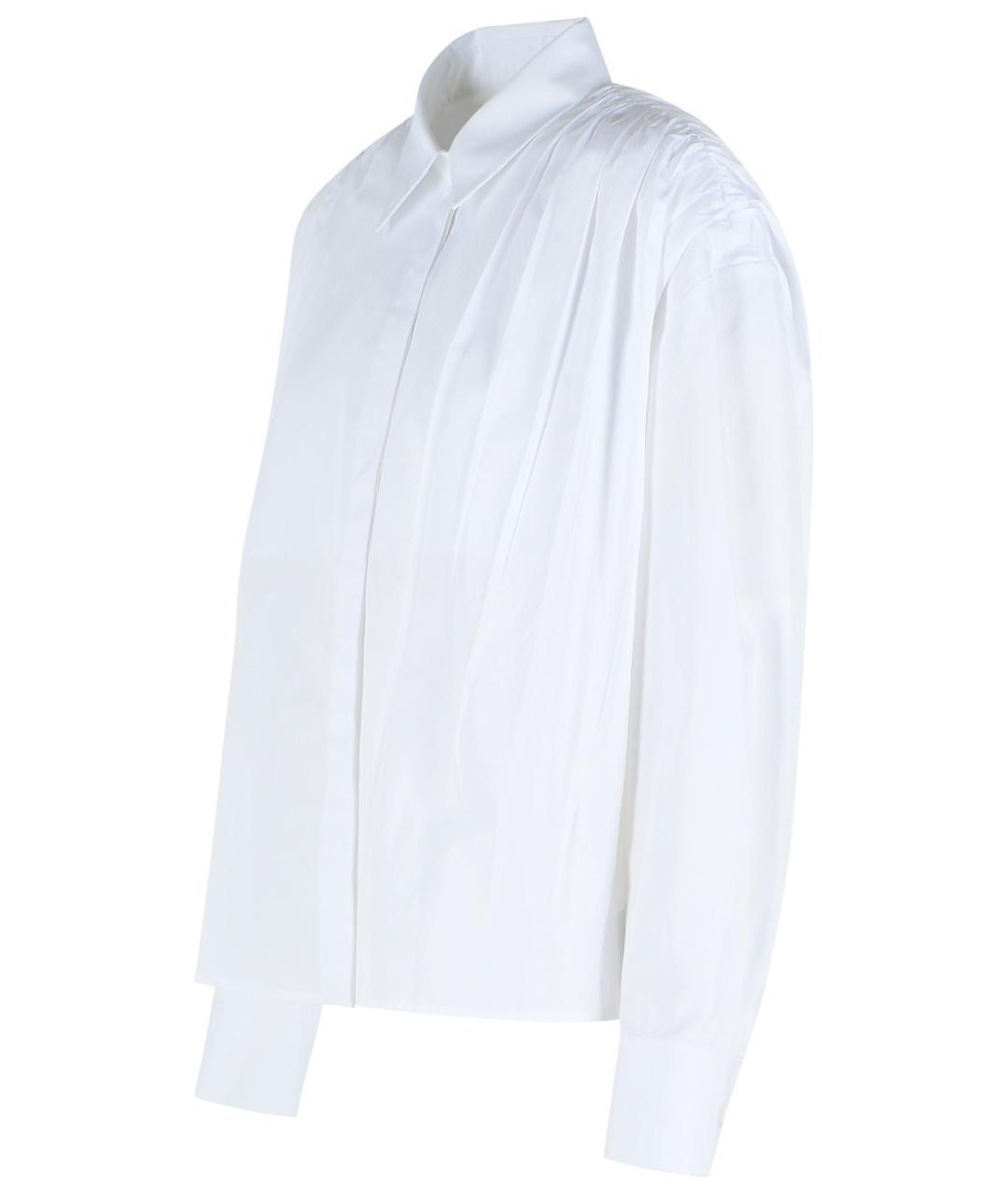 JIL SANDER Белая хлопковая рубашка, фото 2