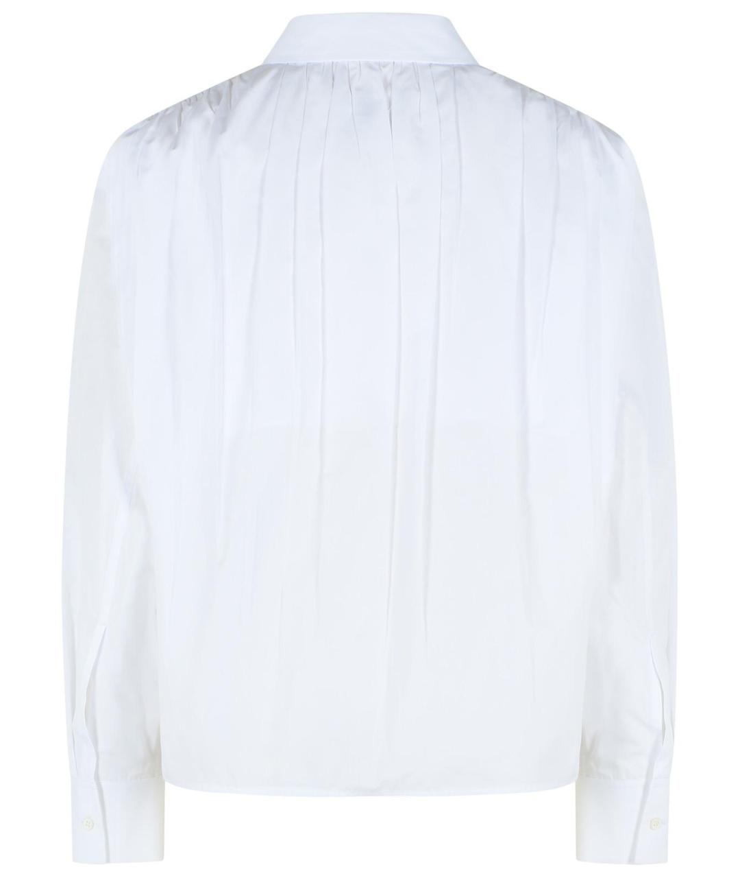 JIL SANDER Белая хлопковая рубашка, фото 3