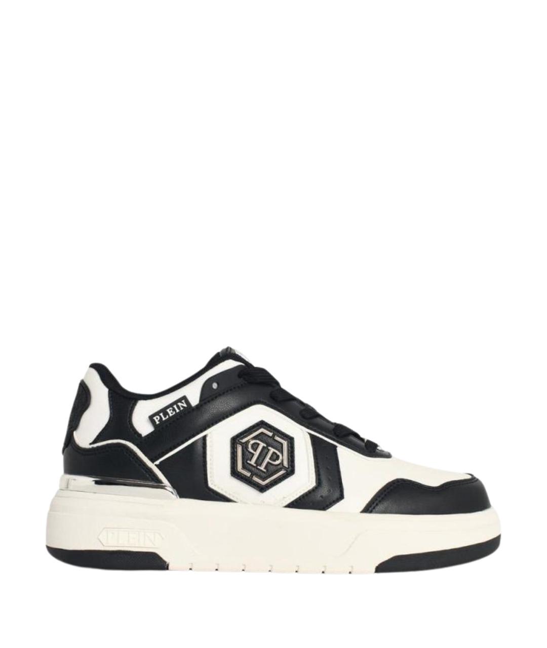 PHILIPP PLEIN Белые низкие кроссовки / кеды, фото 1