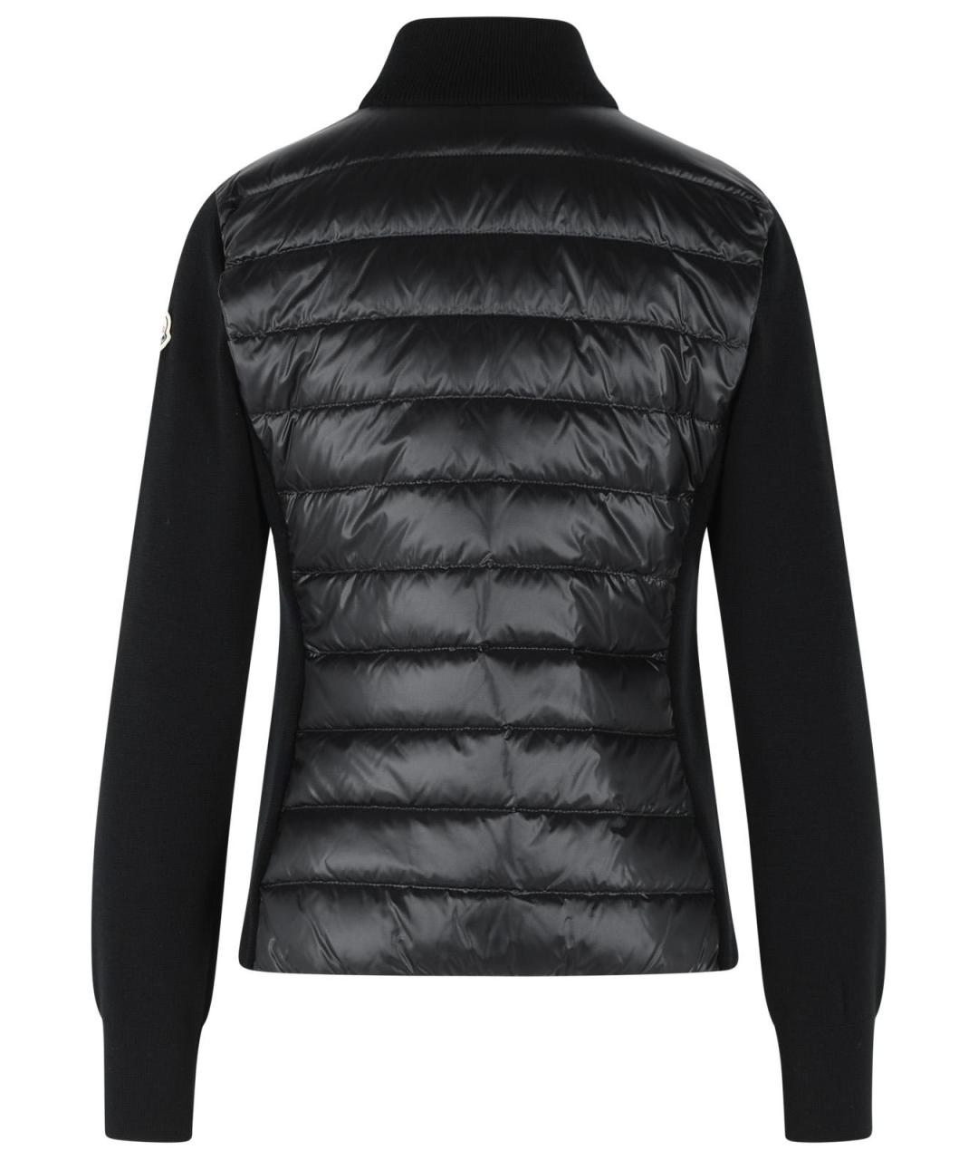 MONCLER Черная шерстяная куртка, фото 3