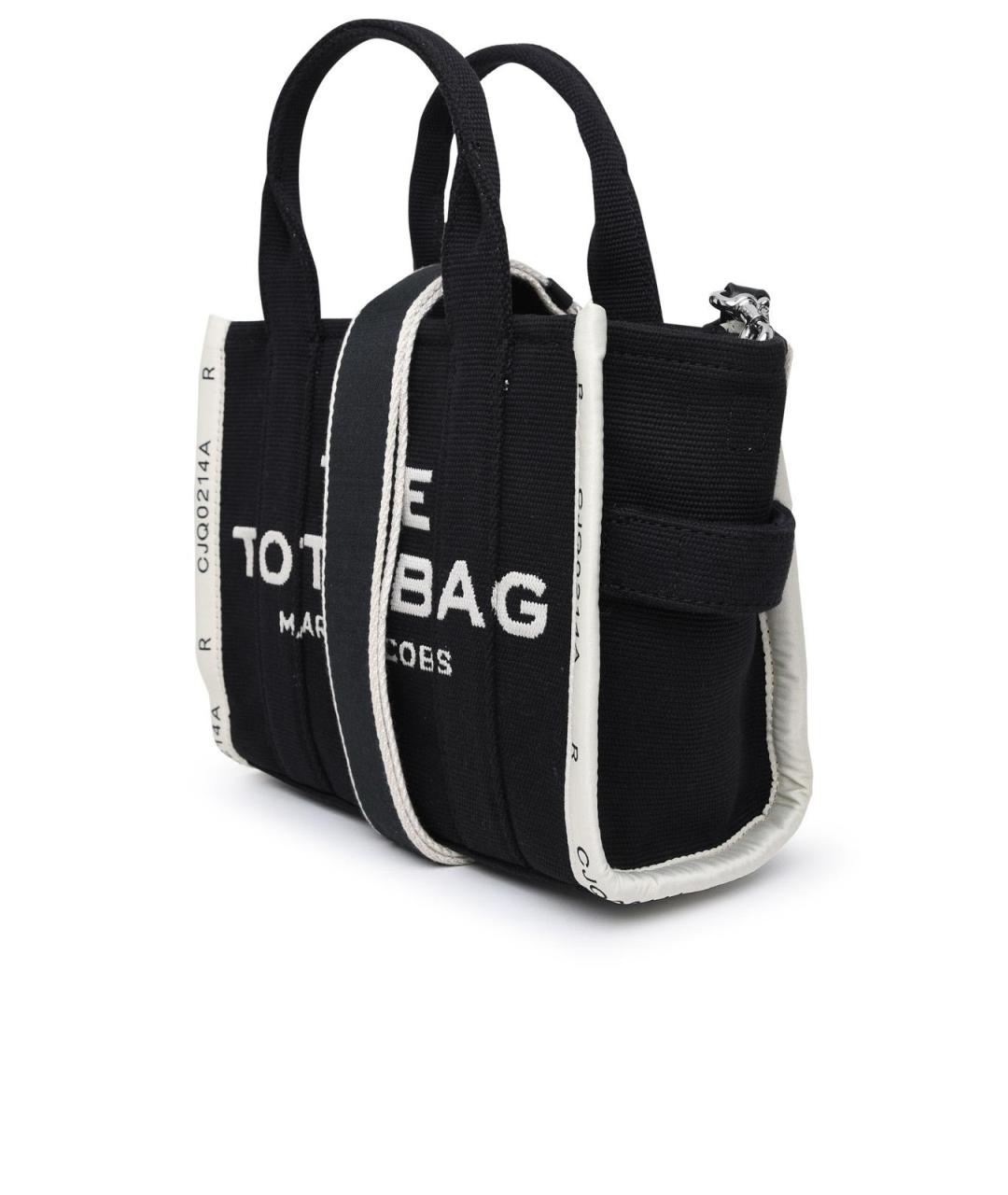 MARC JACOBS Черная хлопковая сумка тоут, фото 2