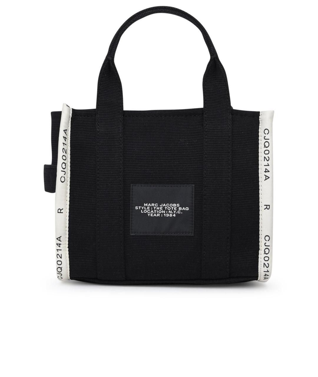 MARC JACOBS Черная хлопковая сумка тоут, фото 3