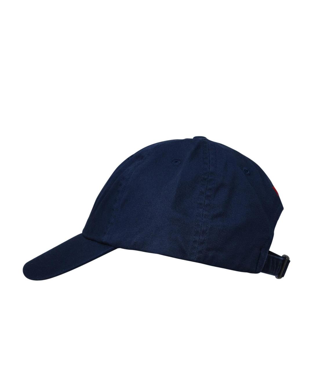 POLO RALPH LAUREN Антрацитовая хлопковая кепка/бейсболка, фото 2