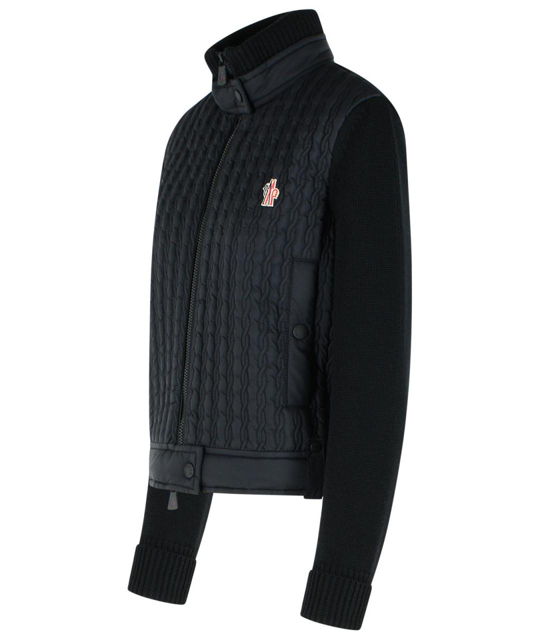 MONCLER GRENOBLE Черная полиамидовая куртка, фото 2