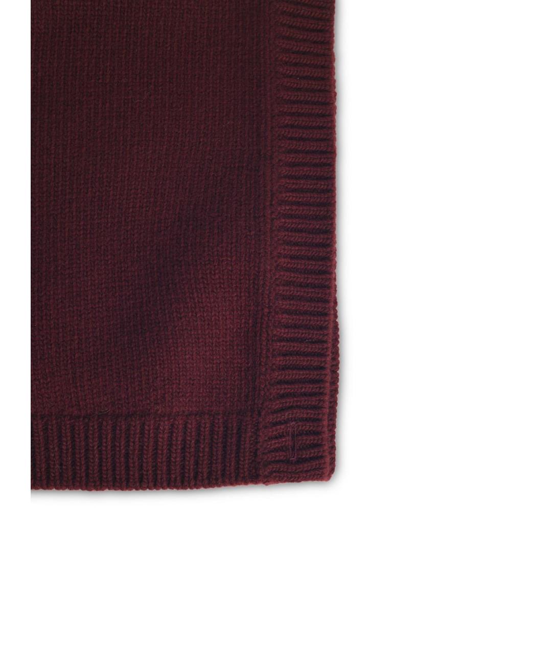 MAISON MARGIELA Бордовая шерстяная шапка, фото 3