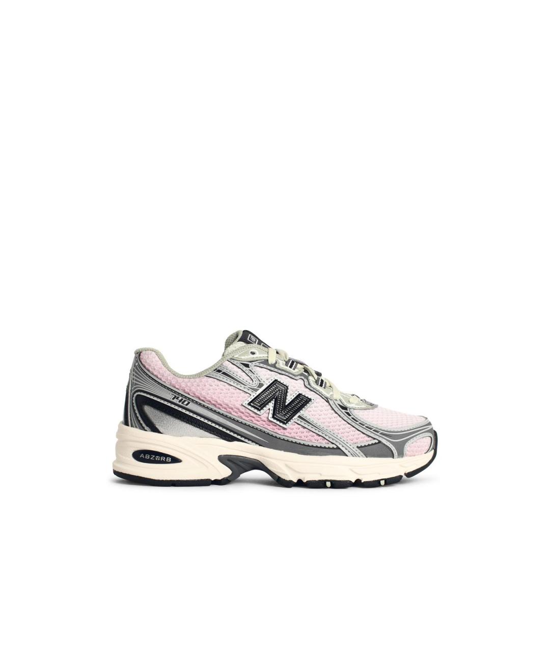 NEW BALANCE Розовые текстильные кроссовки, фото 4