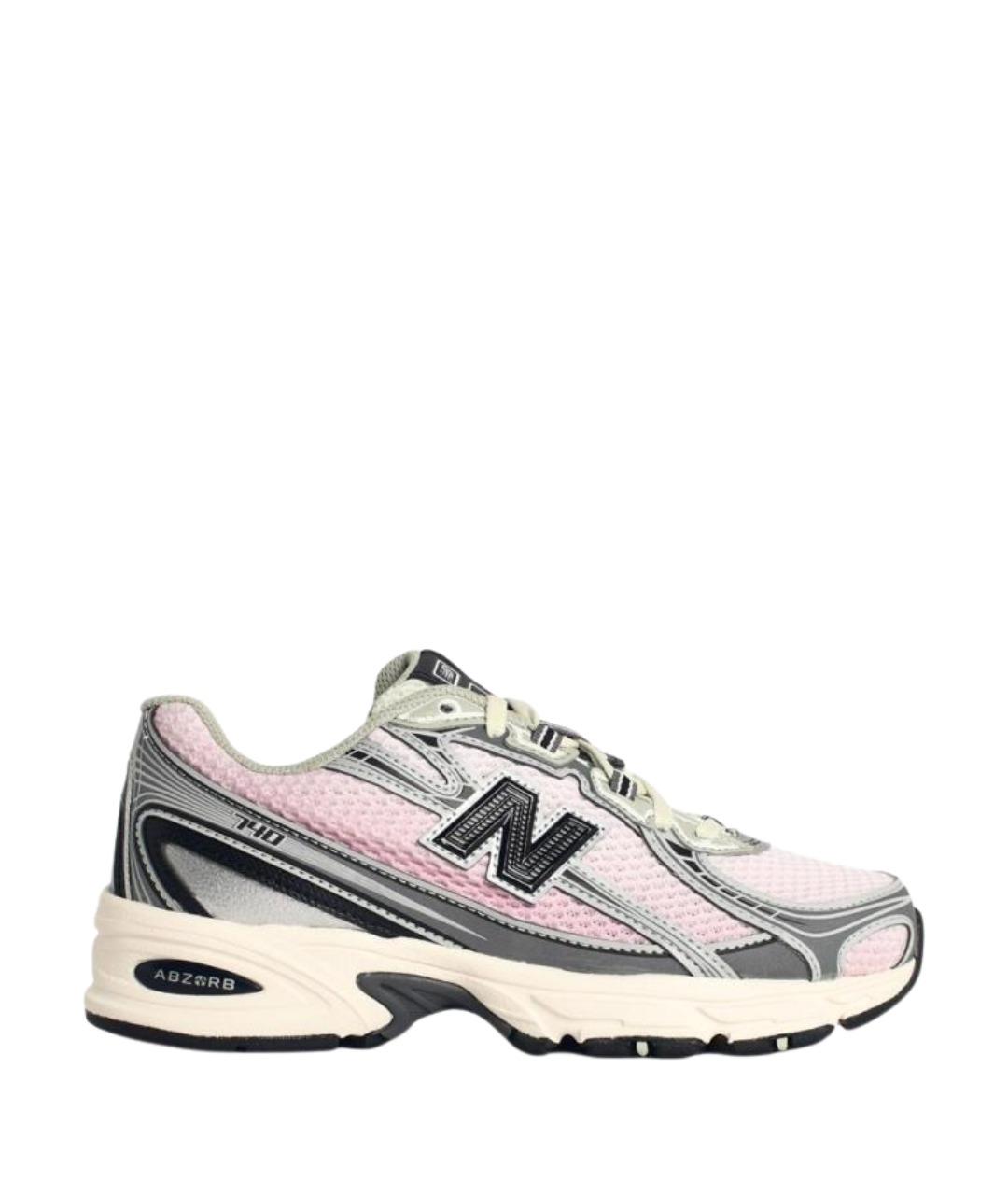 NEW BALANCE Розовые текстильные кроссовки, фото 1