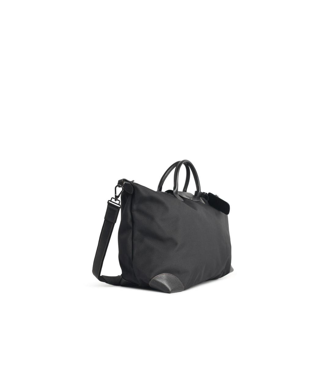 LONGCHAMP Черная синтетическая сумка тоут, фото 2