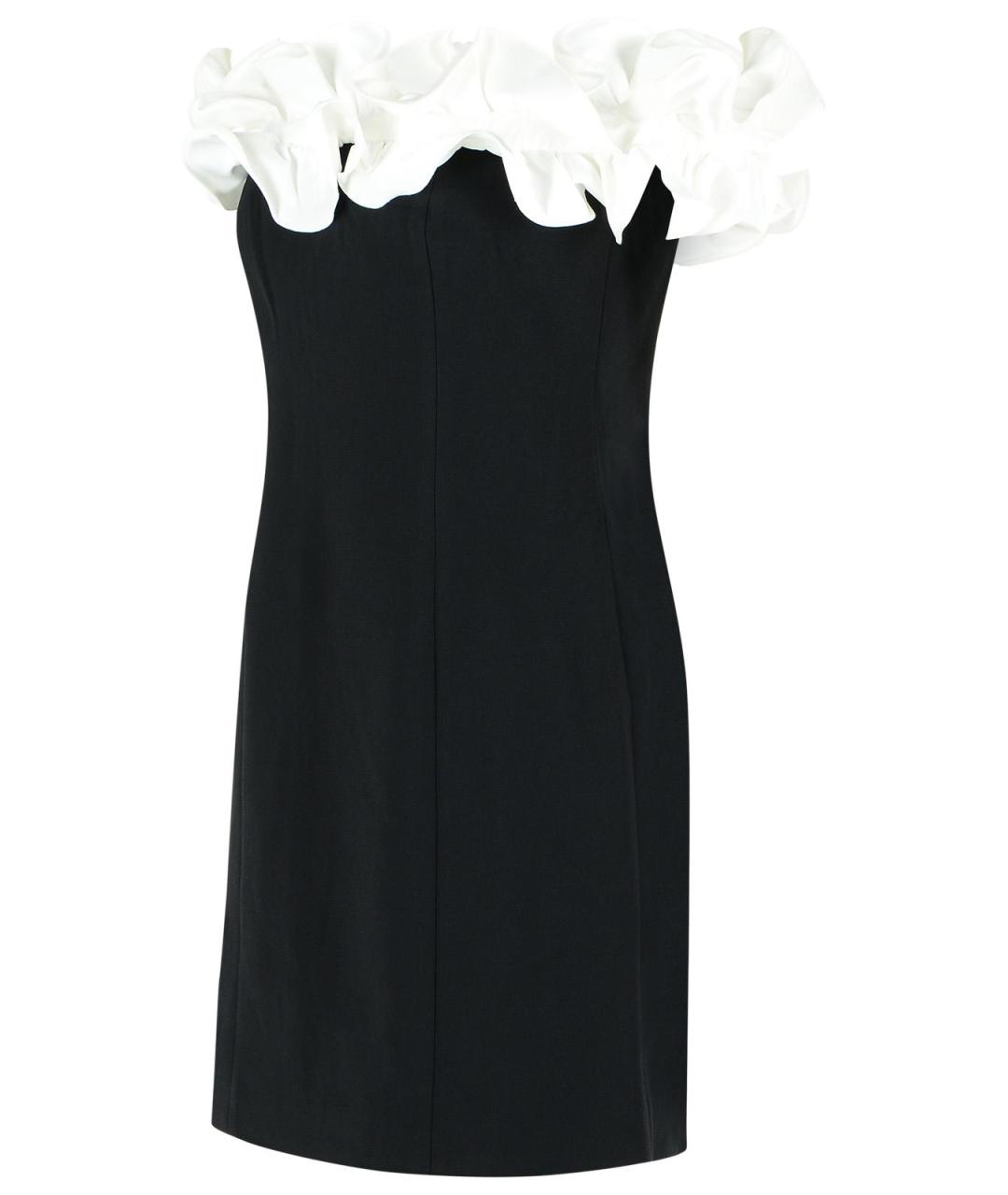 ROTATE Черное полиэстеровое коктейльное платье, фото 2