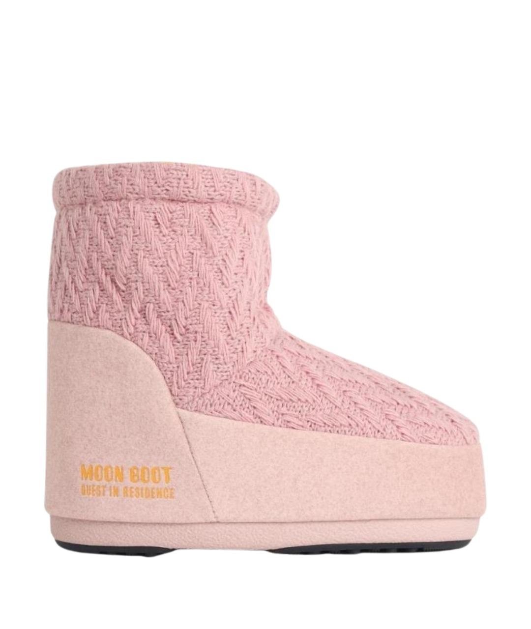 MOON BOOT Розовые полусапоги, фото 1