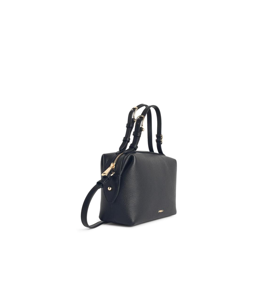 FURLA Черная кожаная сумка через плечо, фото 2