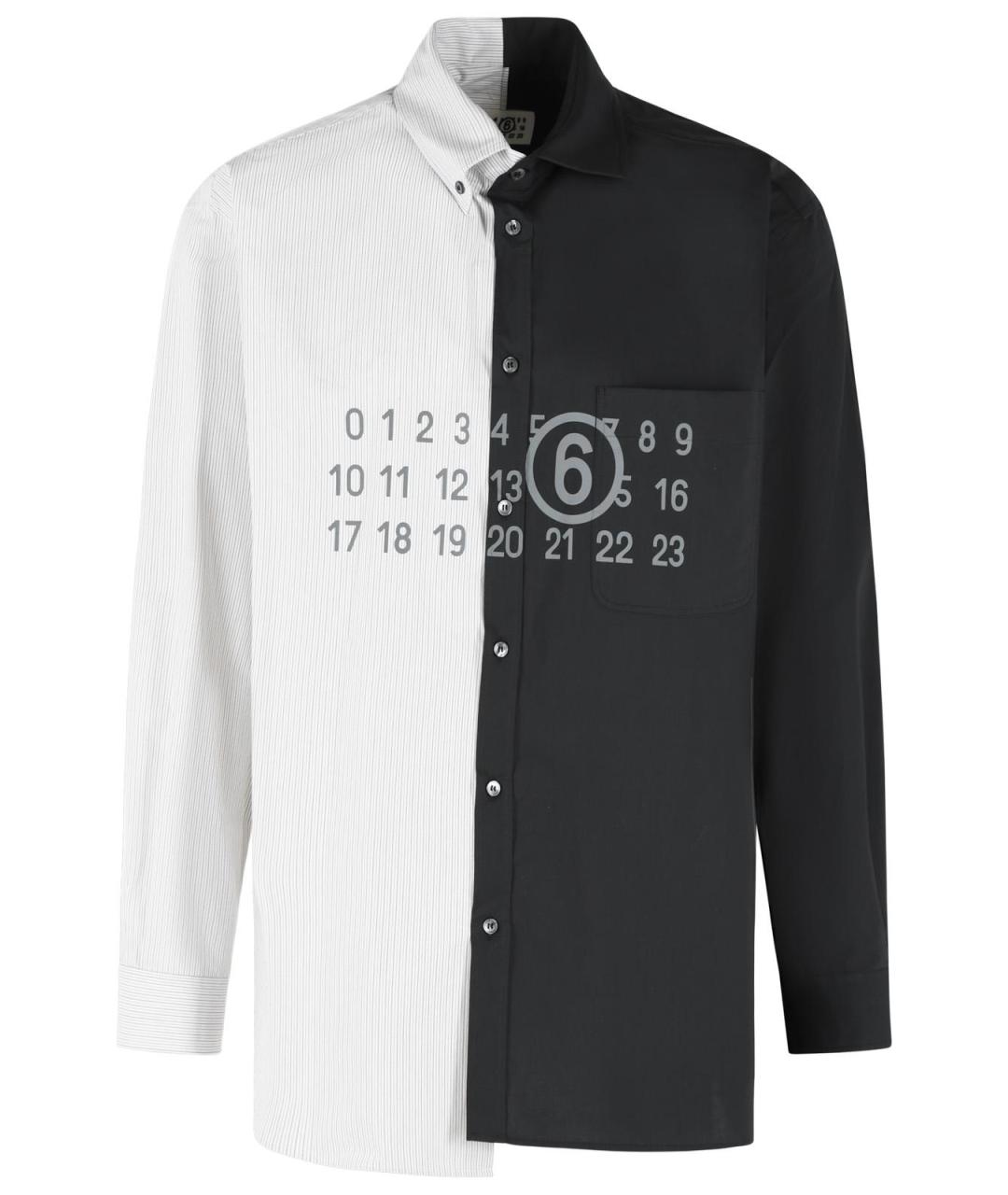 MM6 MAISON MARGIELA Мульти хлопковая кэжуал рубашка, фото 1