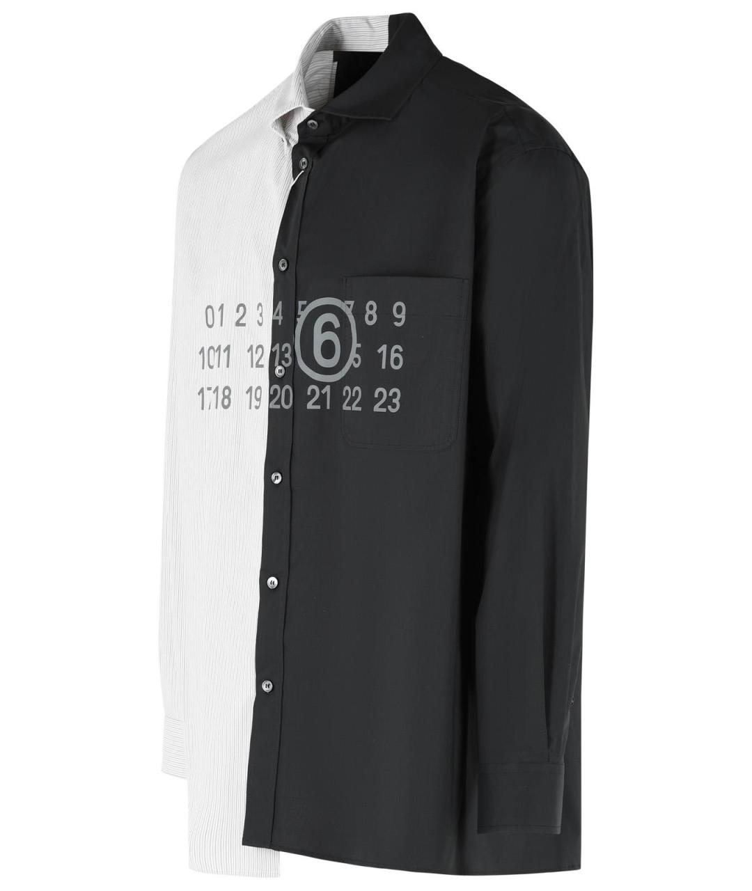 MM6 MAISON MARGIELA Мульти хлопковая кэжуал рубашка, фото 2