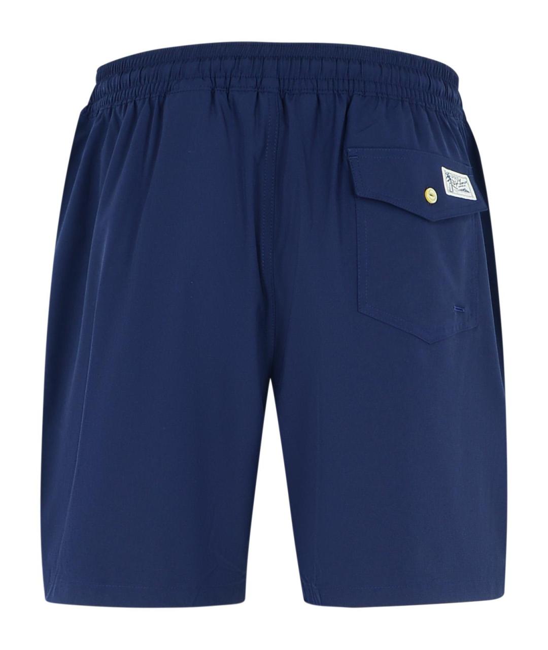 POLO RALPH LAUREN Синие полиэстеровые плавки, фото 3