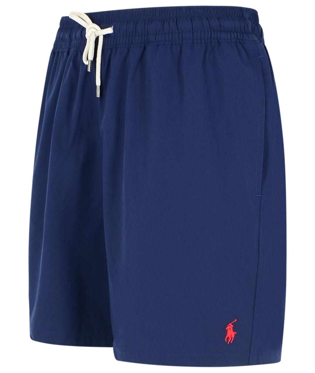 POLO RALPH LAUREN Синие полиэстеровые плавки, фото 2