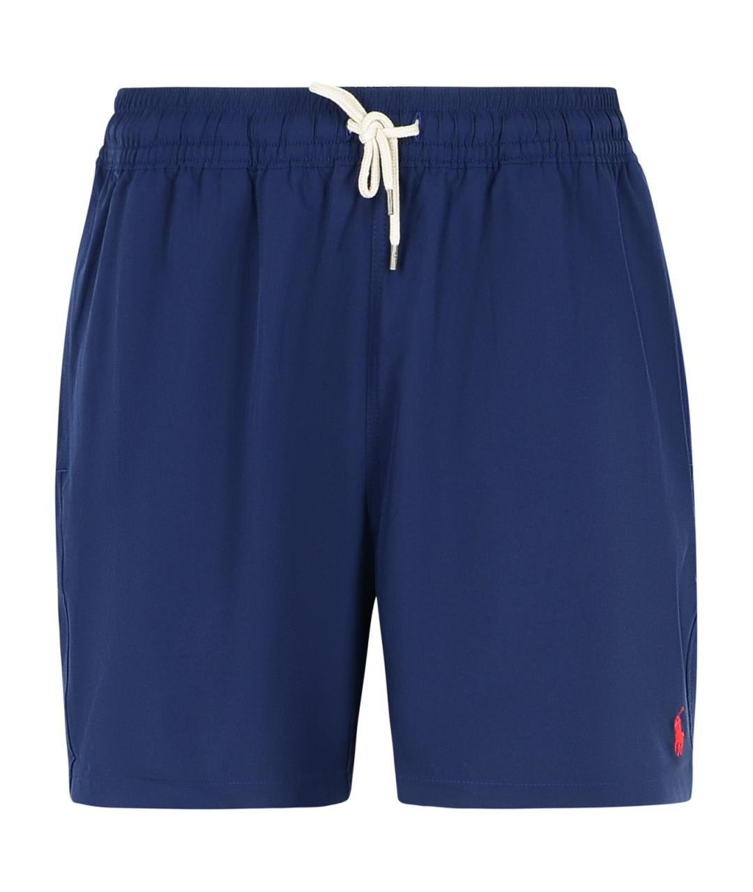 POLO RALPH LAUREN Синие полиэстеровые плавки, фото 1