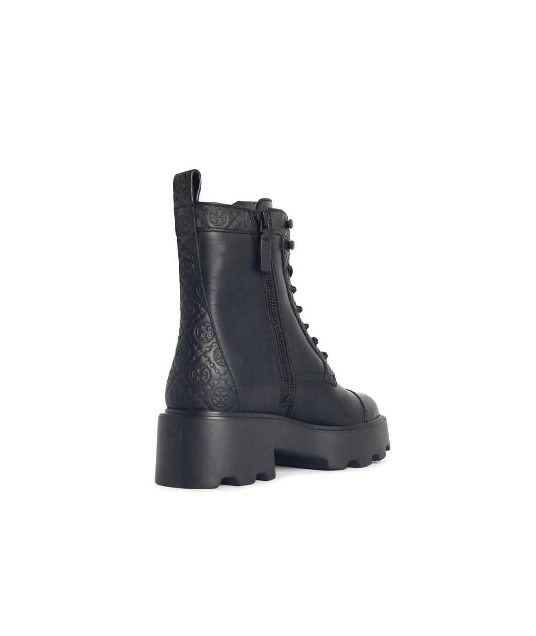 TORY BURCH Черные кожаные ботинки, фото 3