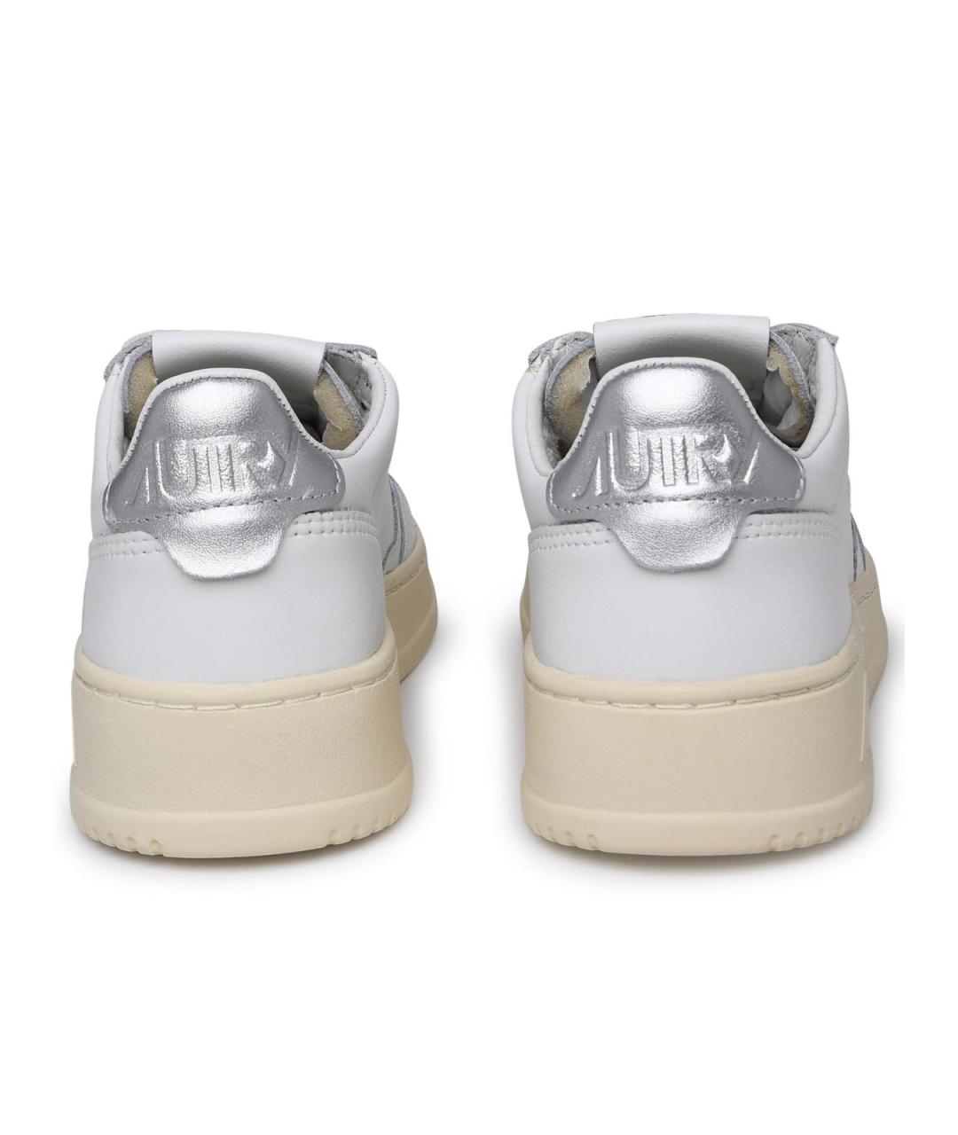 AUTRY Белые кожаные кроссовки, фото 4