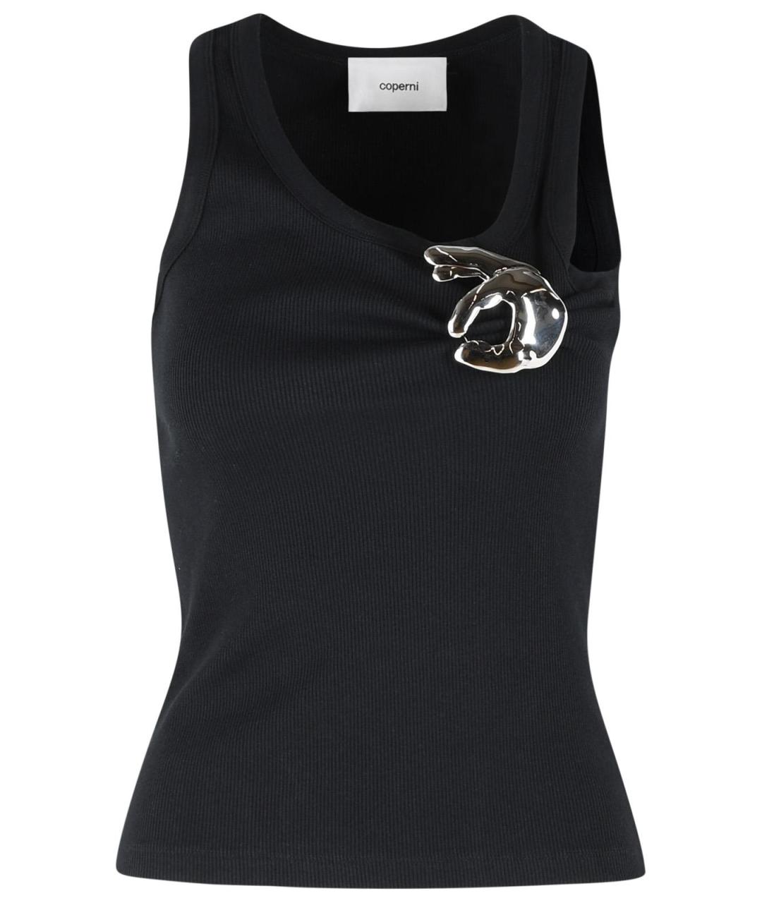COPERNI Черная хлопковая майка, фото 1
