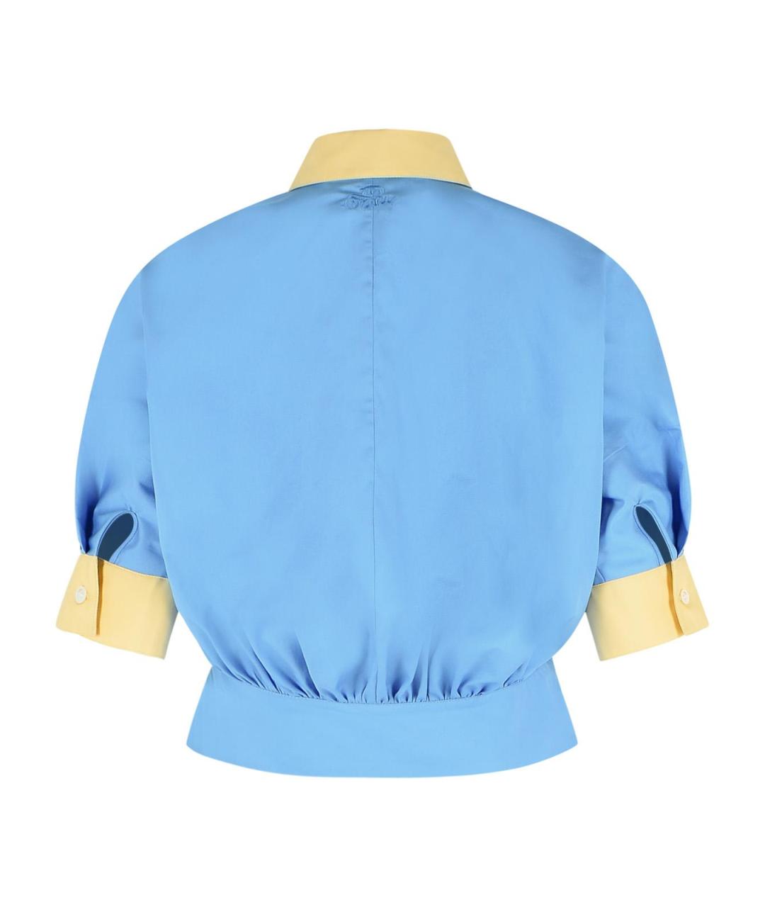 MARNI Голубая хлопковая рубашка, фото 3