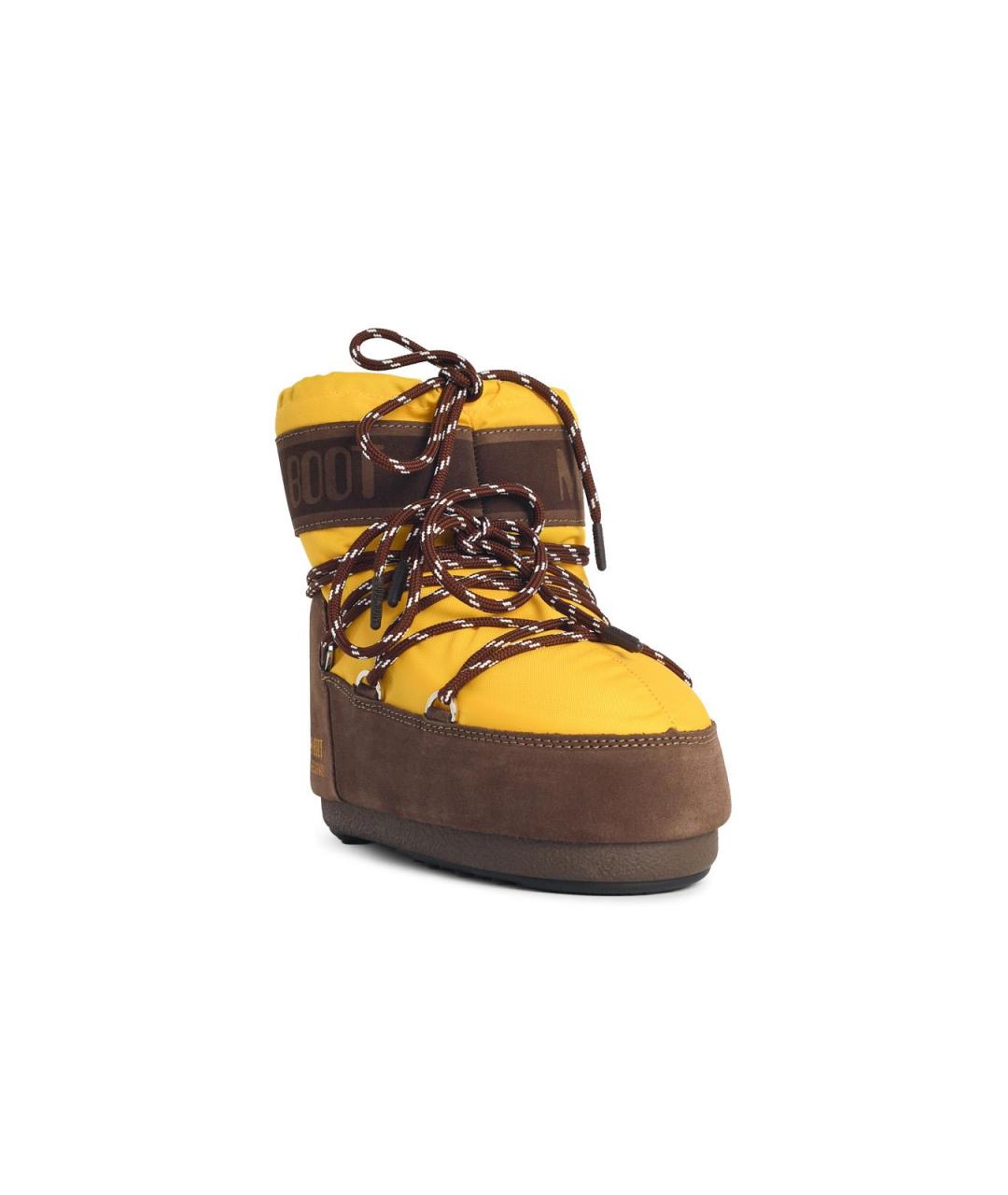 MOON BOOT Желтые ботинки, фото 2