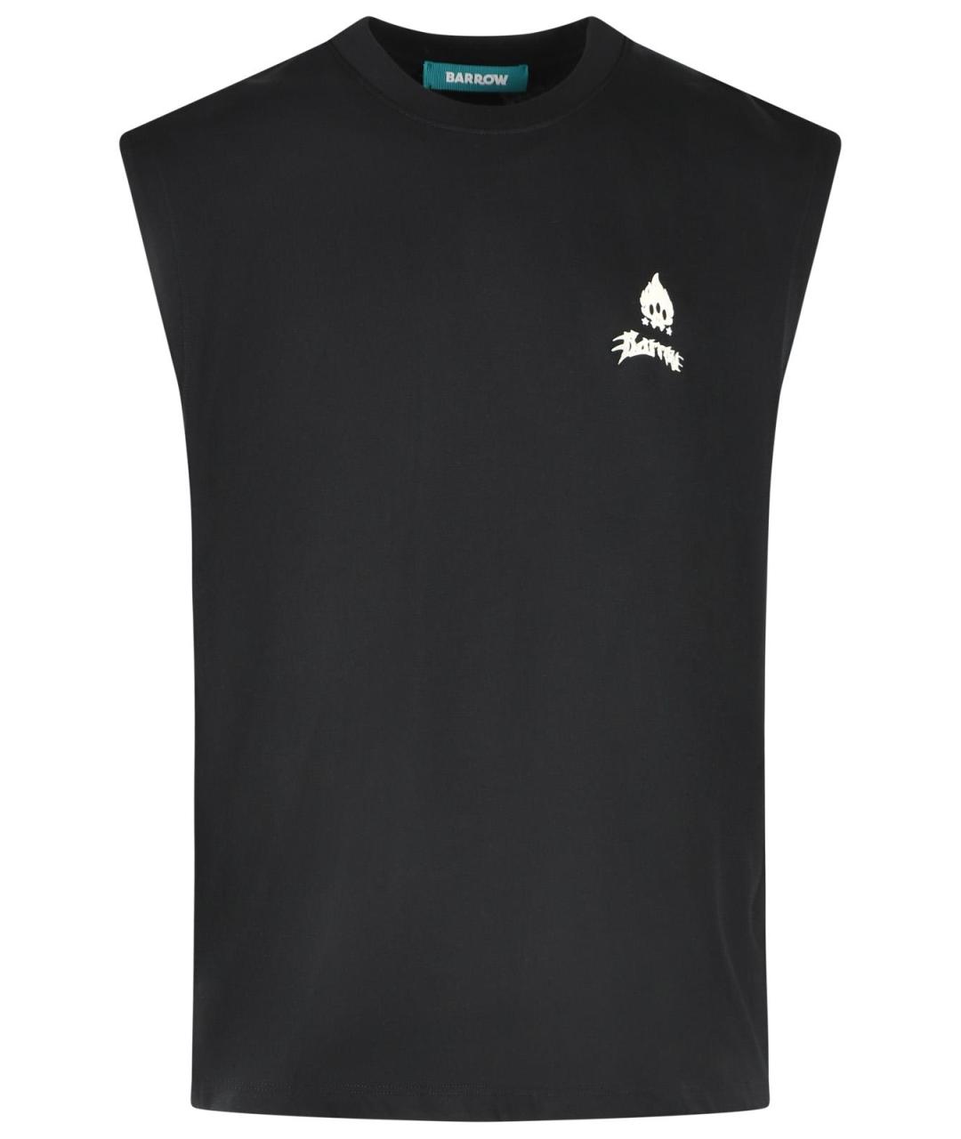 BARROW Черная хлопковая майка, фото 1