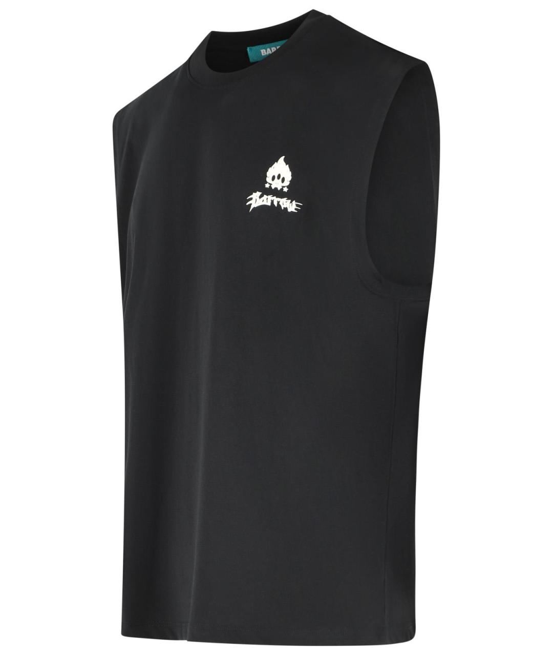 BARROW Черная хлопковая майка, фото 2