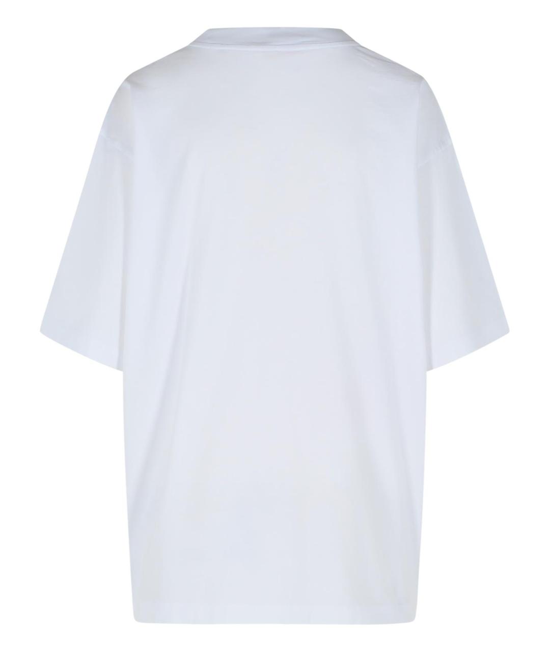 MARNI Белая хлопковая футболка, фото 3